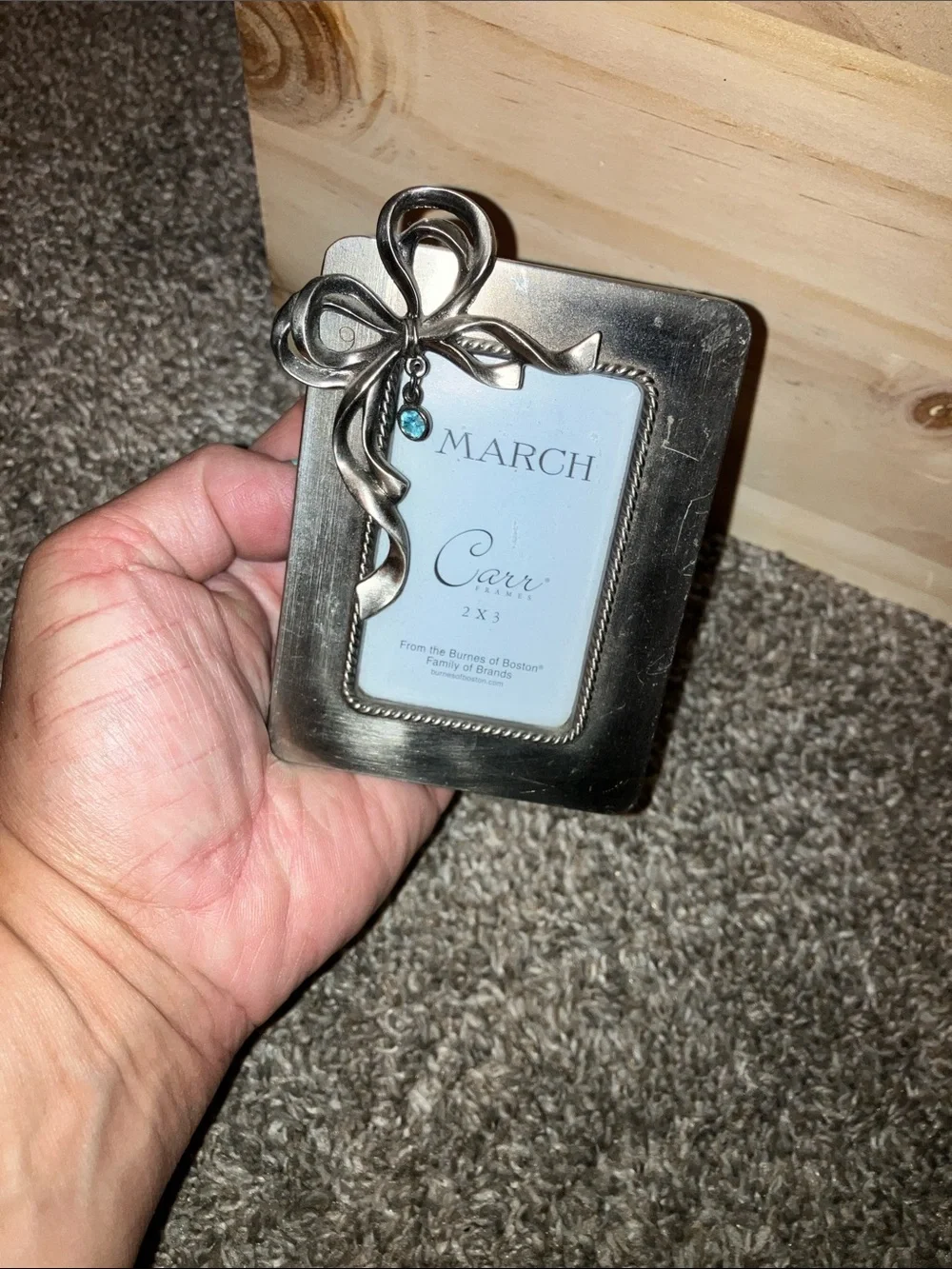 Carr Frames ornate silver